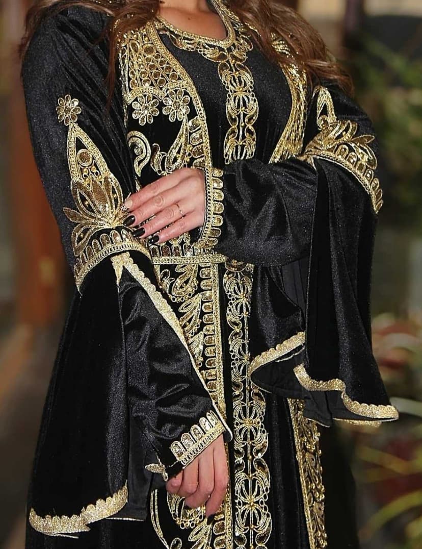 A velvet caftan gray  46 - 2