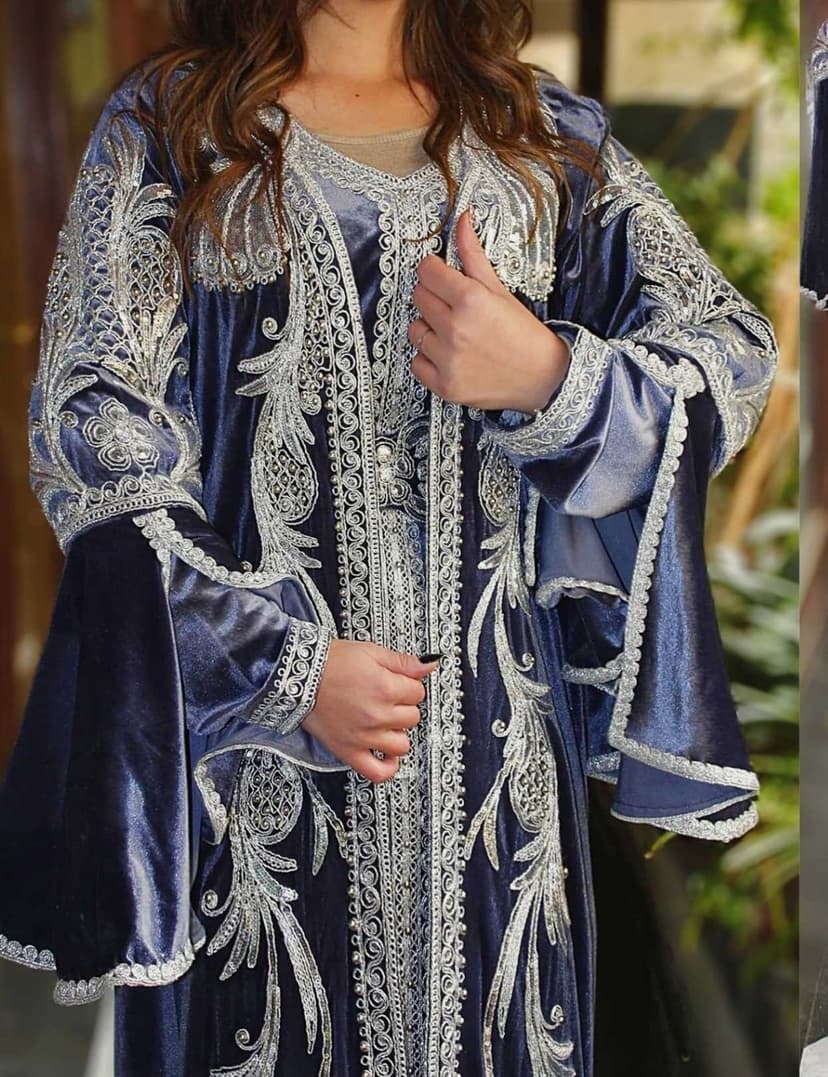 A velvet caftan gray  46