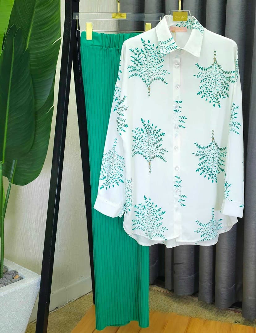 pants set Green  M