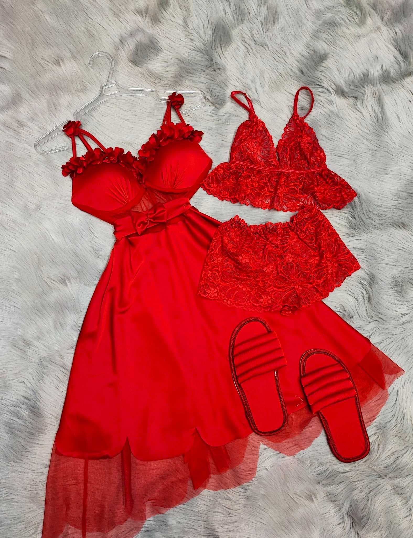 A lingerie set red  44