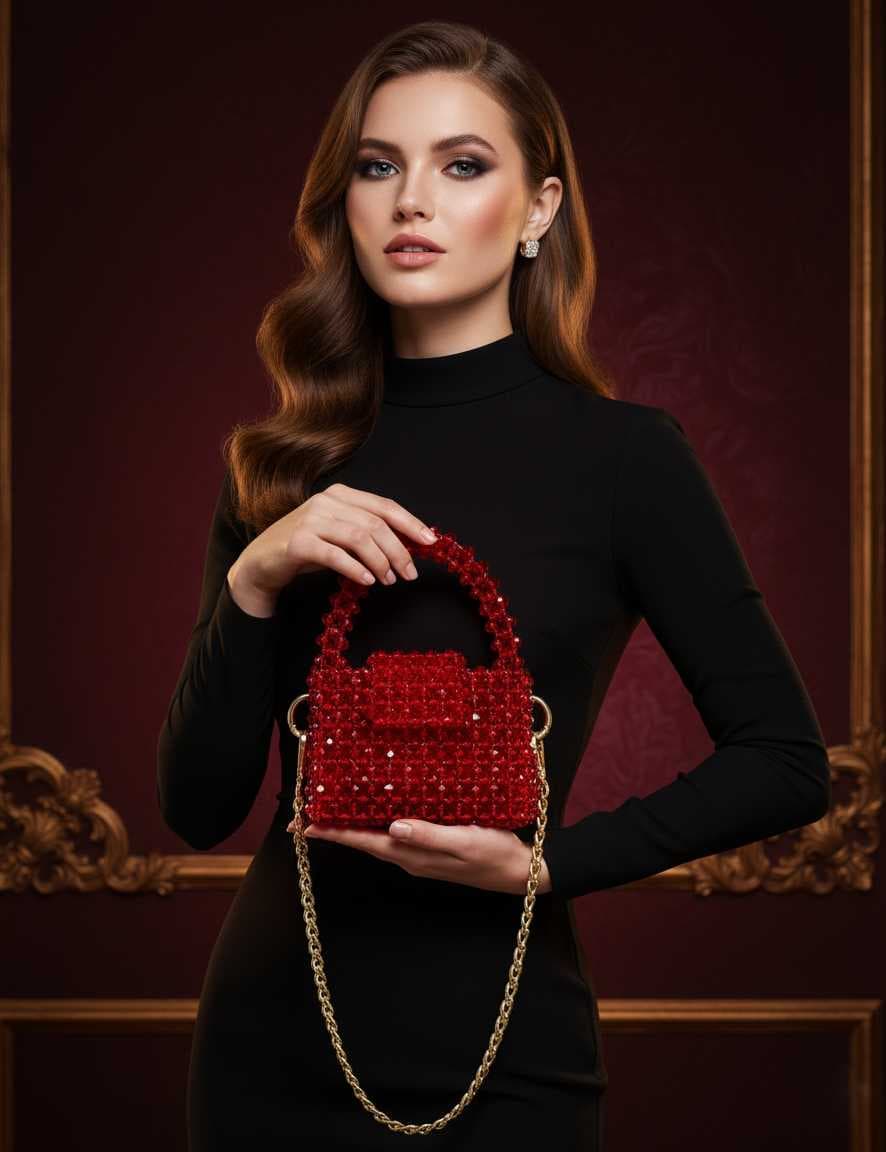 a-stylish-small-handbag-made-of-shiny-red-glass-crystal