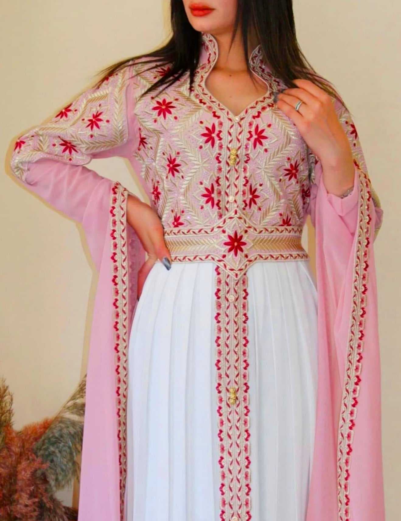 Royal Kaftan Pink  XL