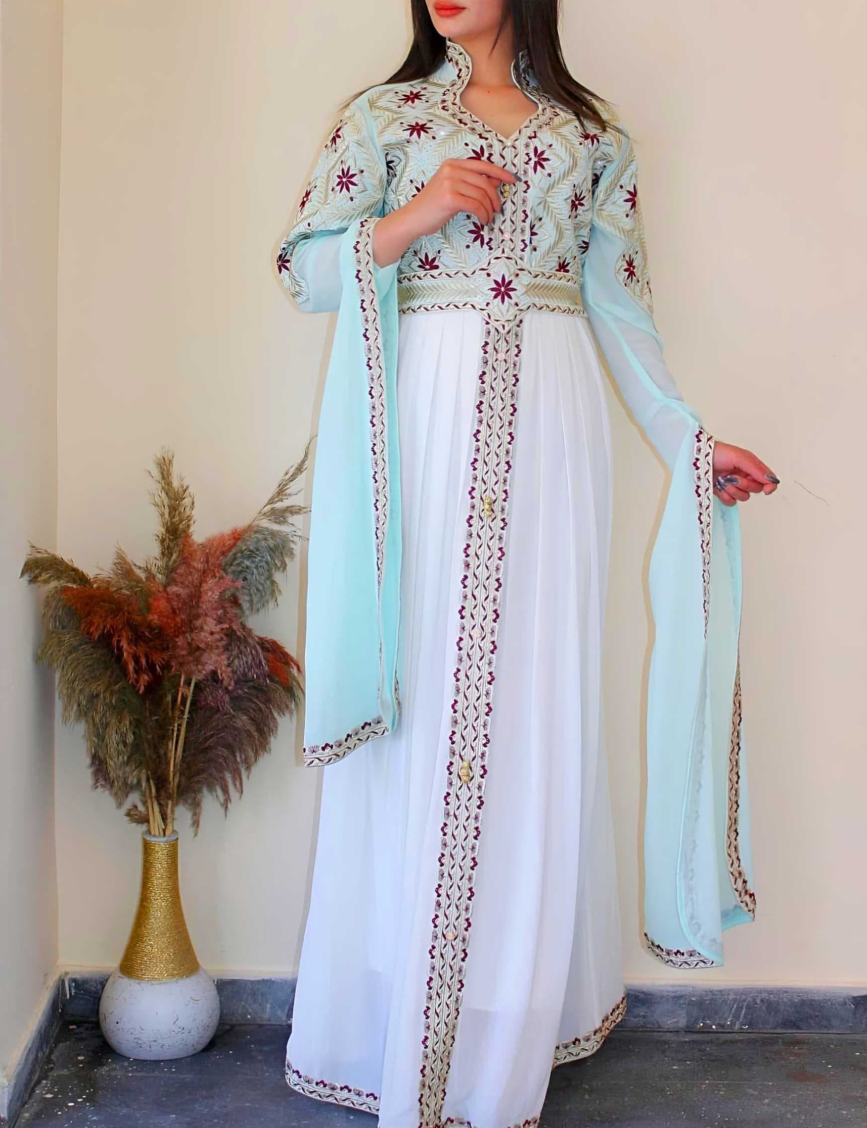 Royal Kaftan light Blue  2XL