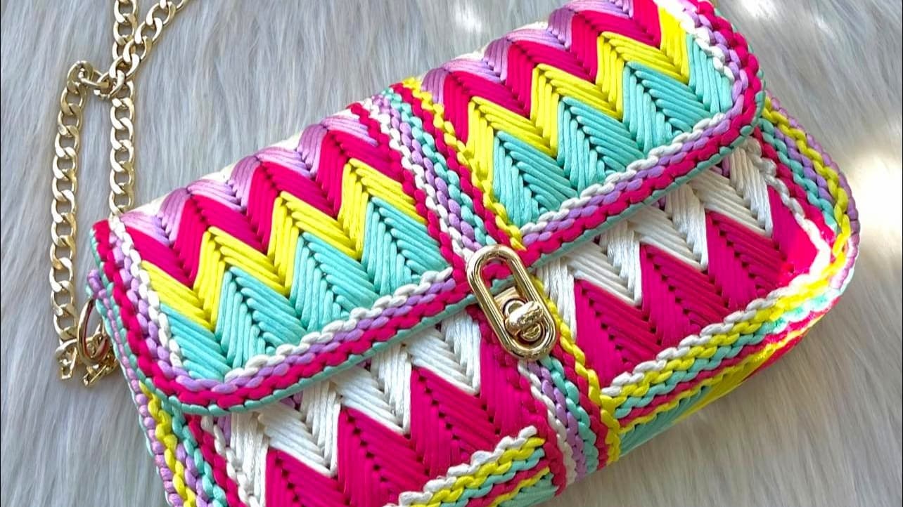 Satin Handwoven Bags