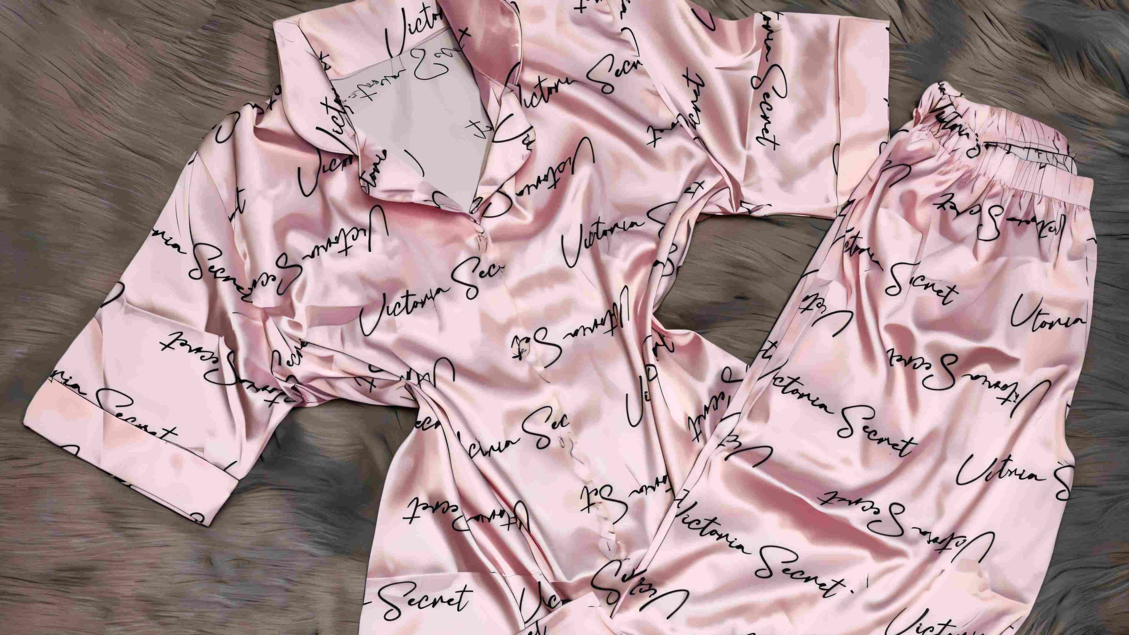 Women's satan pajamas